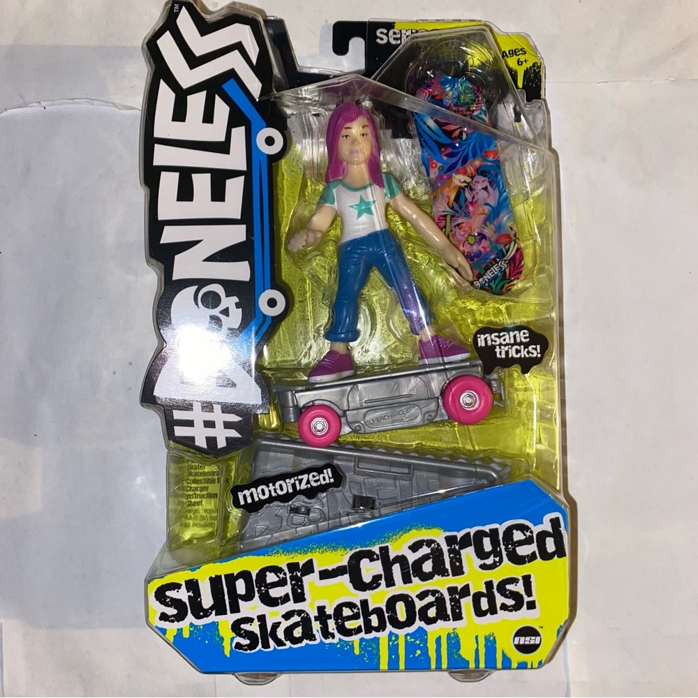 NSI #Boneless Series One Super Charged Skateboards Poseable Skater “Mia”